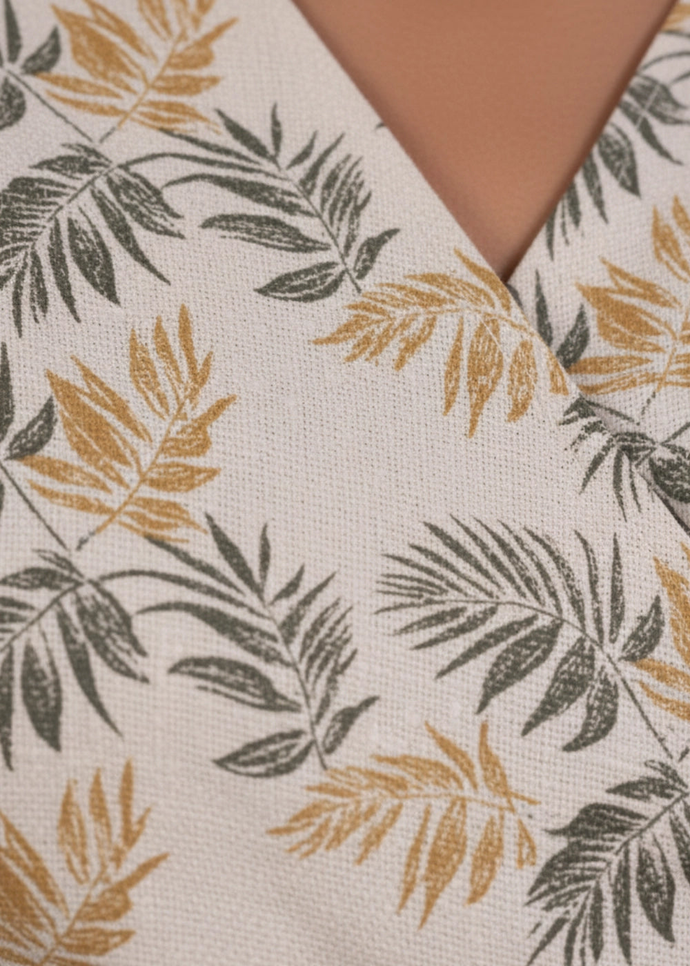 Biscuit Bliss Eco-Friendly Wrap Linen-Viscose Top | Karee Sustainable Fashion