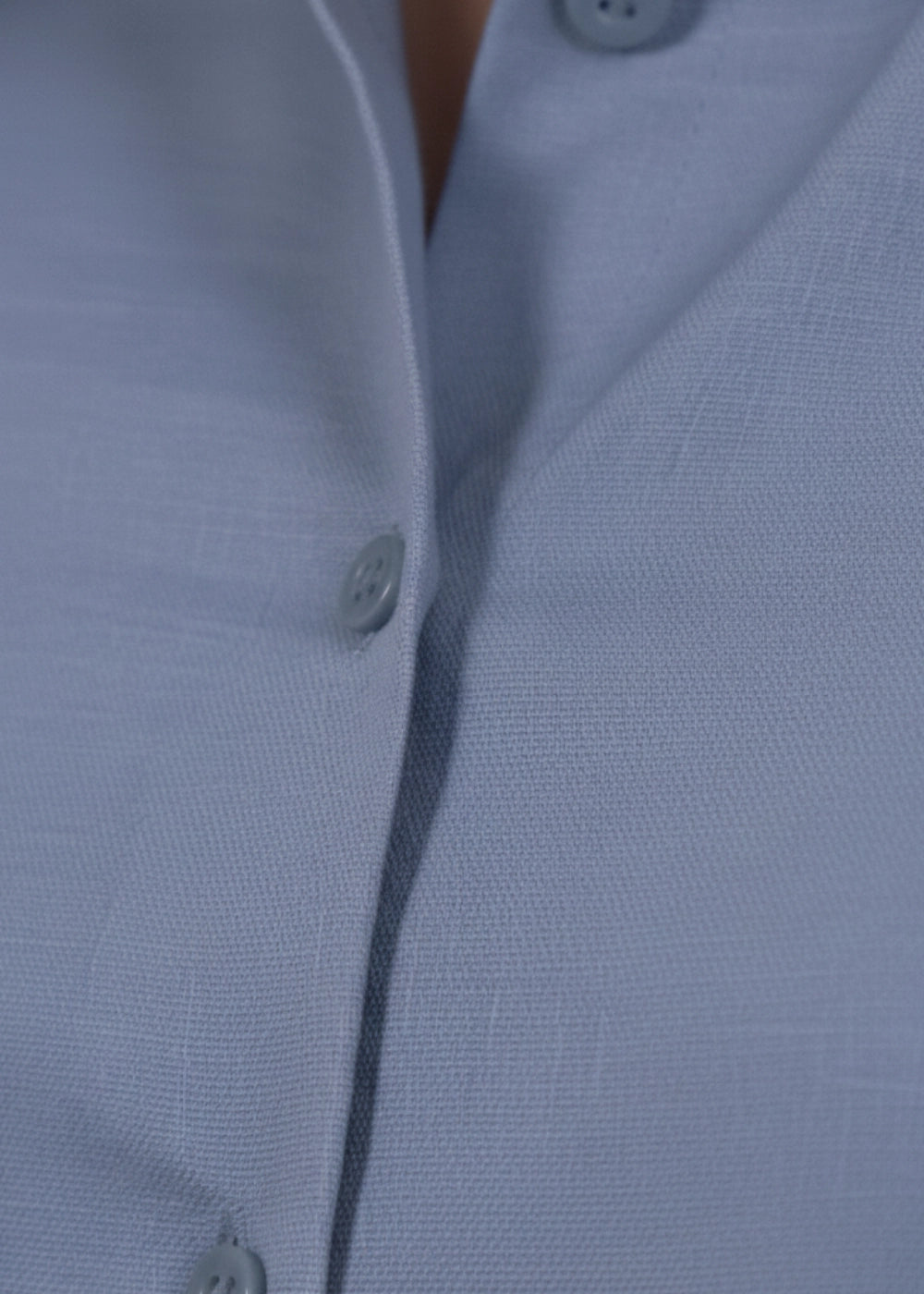Grey Mist Linen-Cotton Shirt | Karee Sustainable Fashion