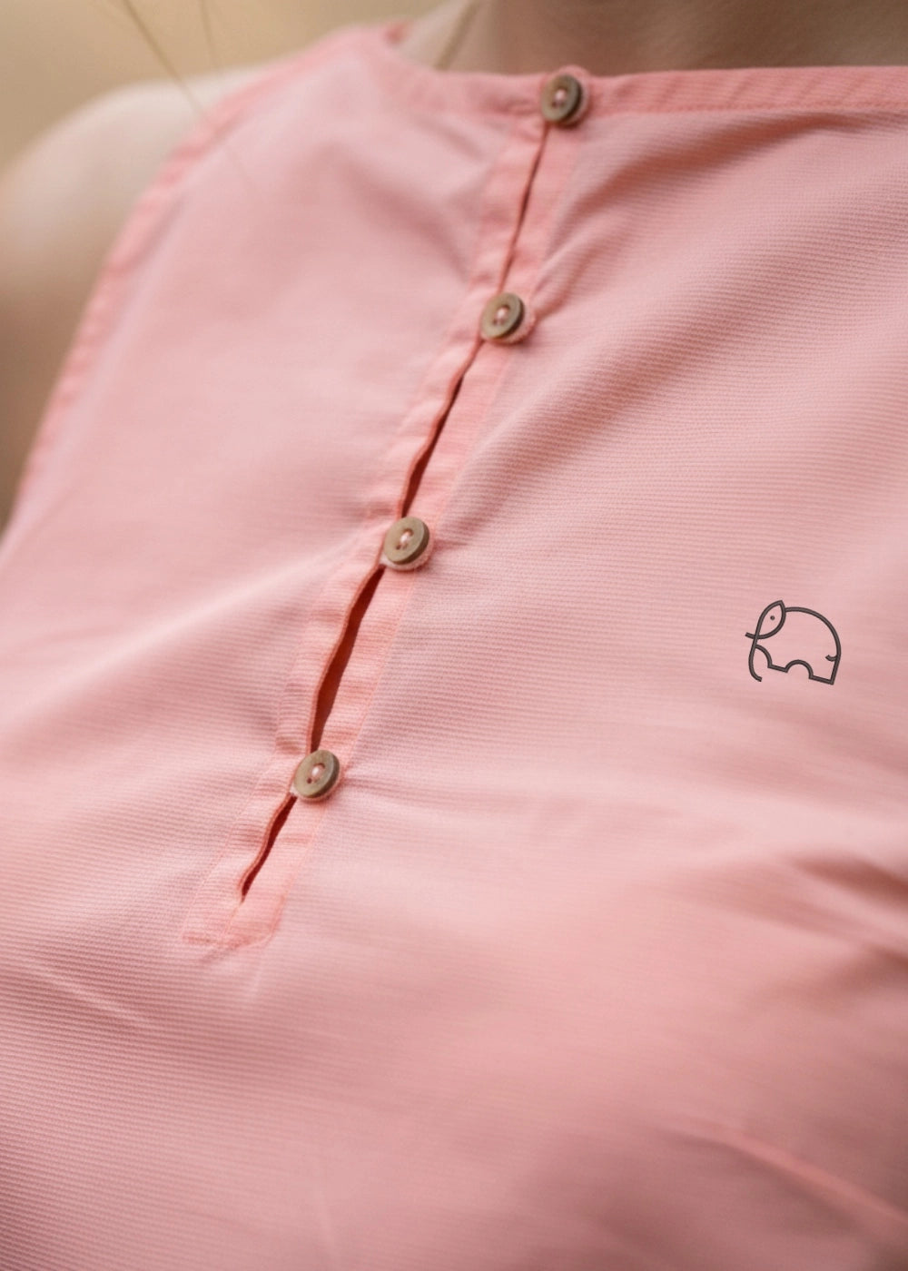 Wild Rose Harmony Halter Cami Linen-Cotton Top | Karee Sustainable Fashion