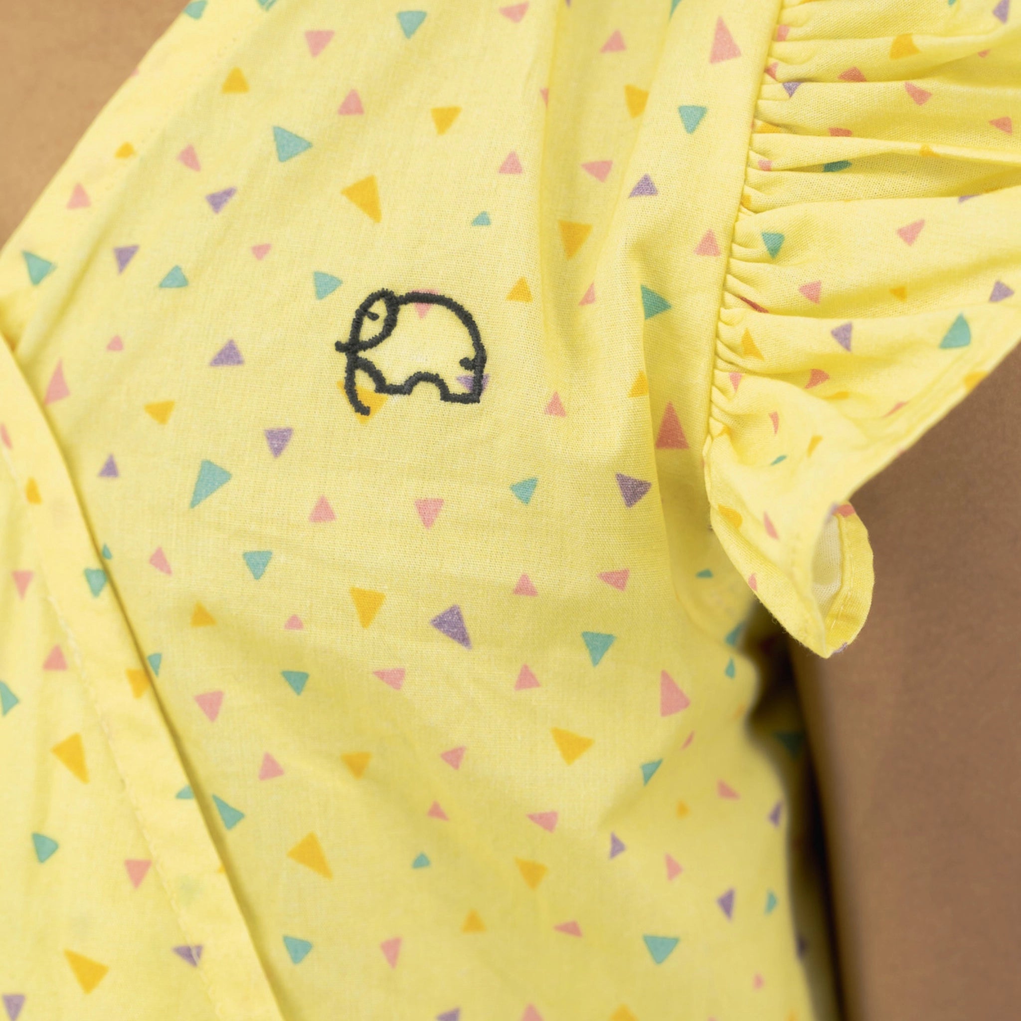 Lemon Meringue Cotton Jumpsuit for Girls | Karee Sustainable Kidswear Kids Karee