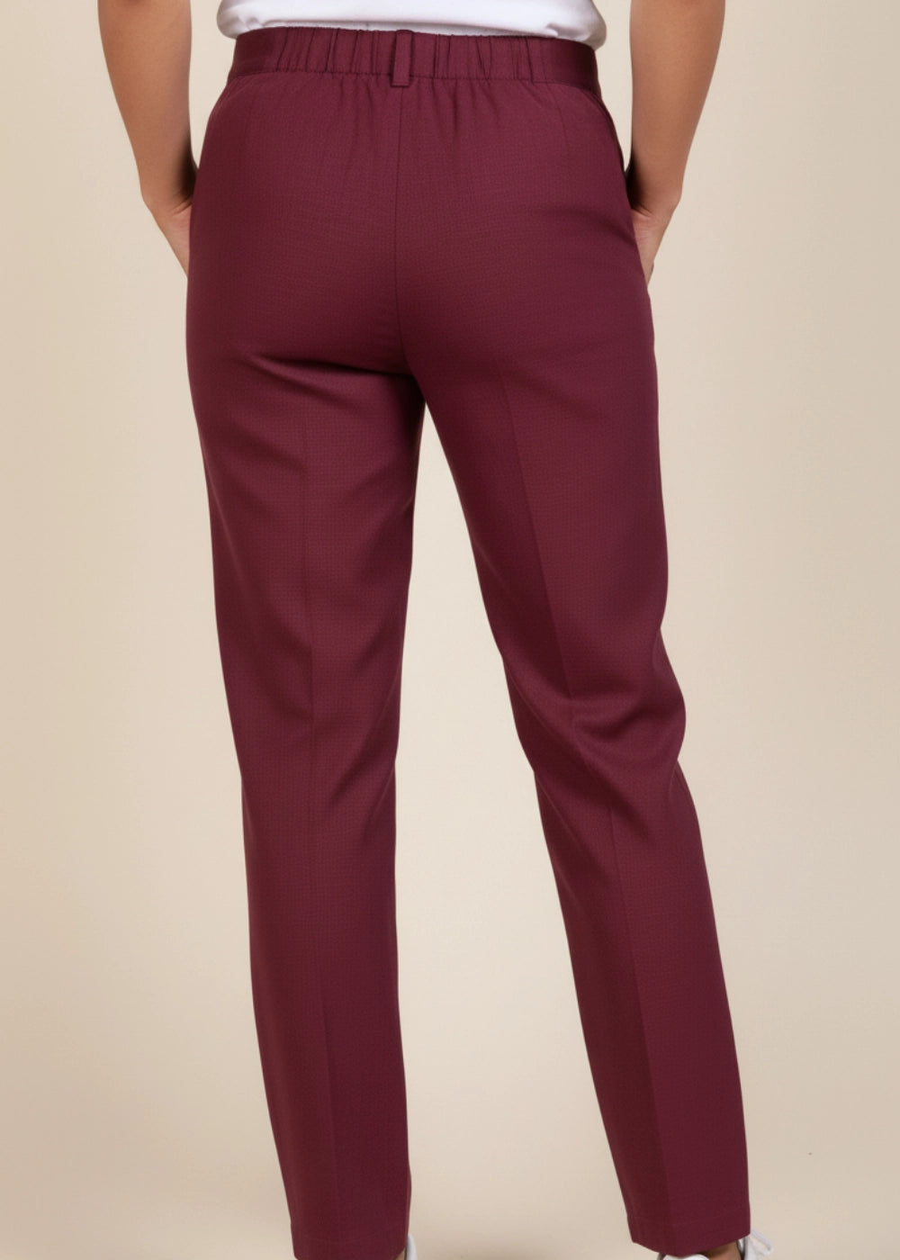 Black Rose Elegance Linen Trousers Women Karee