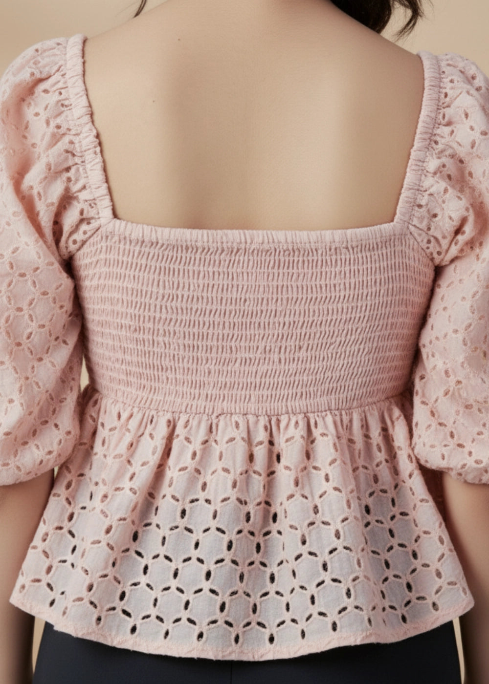 Peach Blossom Lace Dream Blouse