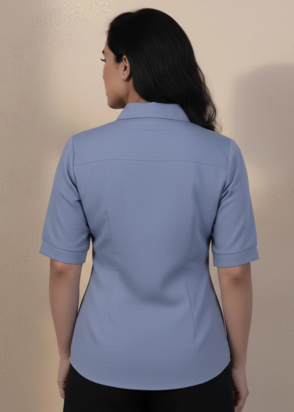 Grey Mist Linen-Cotton Shirt | Karee Sustainable Fashion