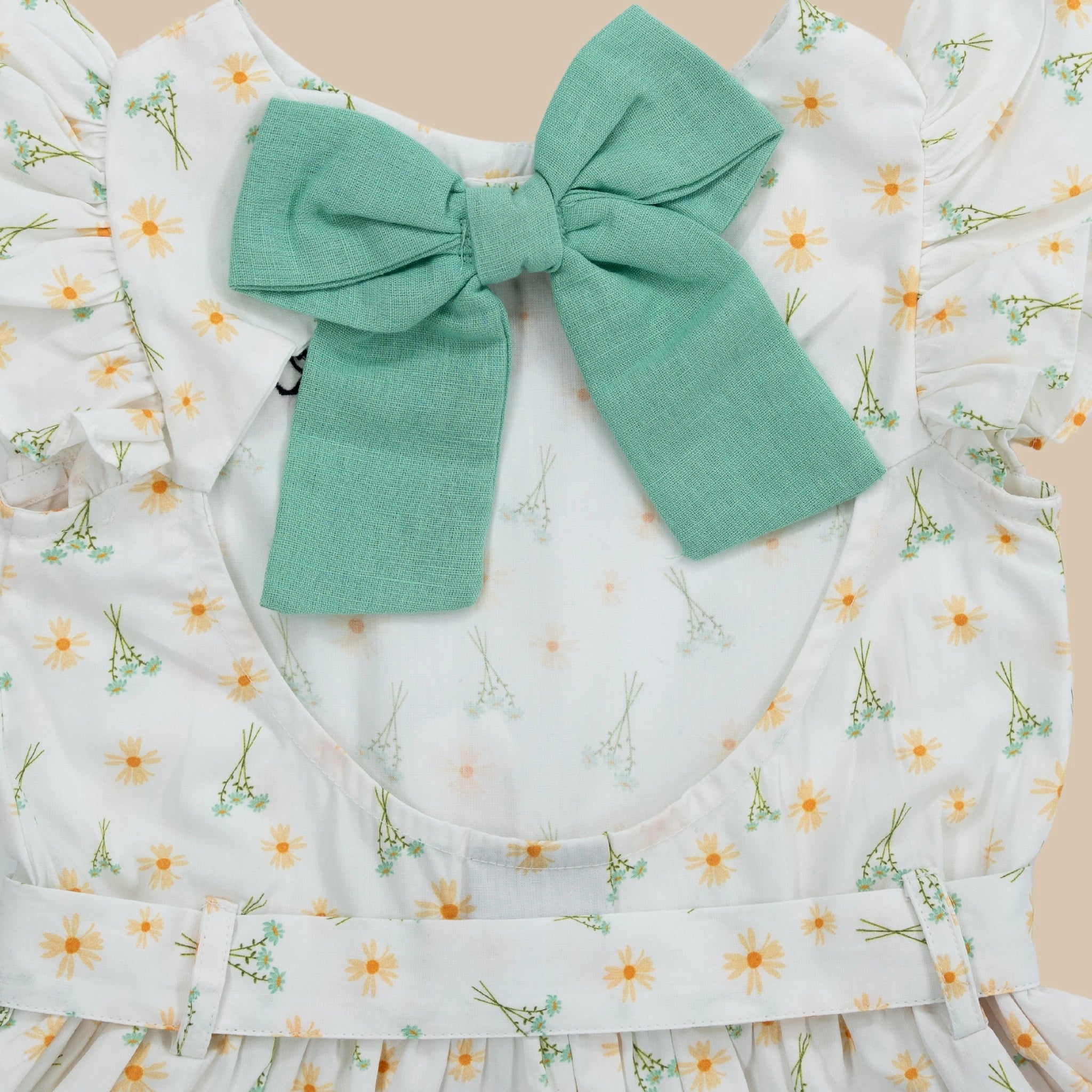 Smoked Pearl Cotton Dress for Girls | Karee Sustainable Kidswear Kids Karee