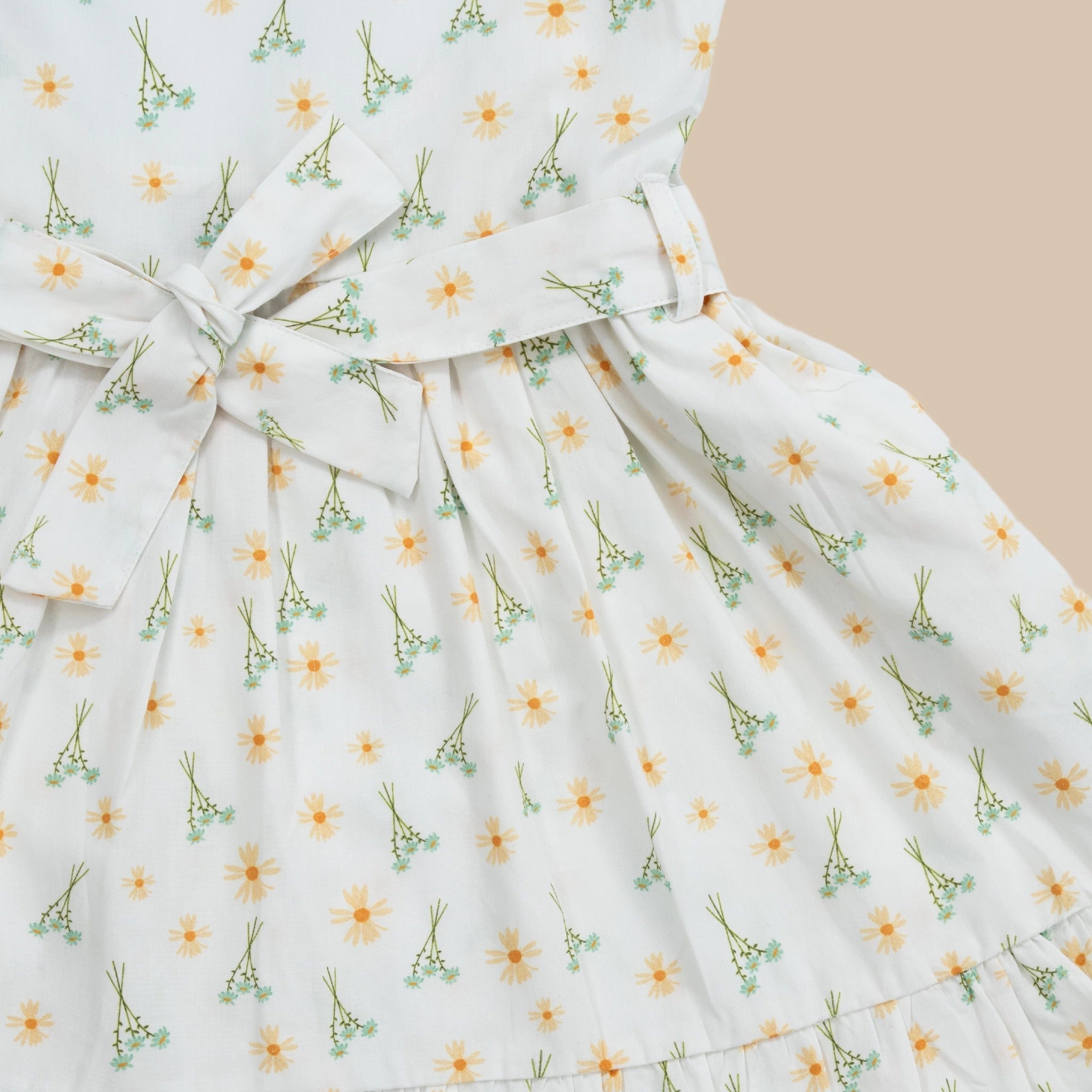 Smoked Pearl Cotton Dress for Girls | Karee Sustainable Kidswear Kids Karee