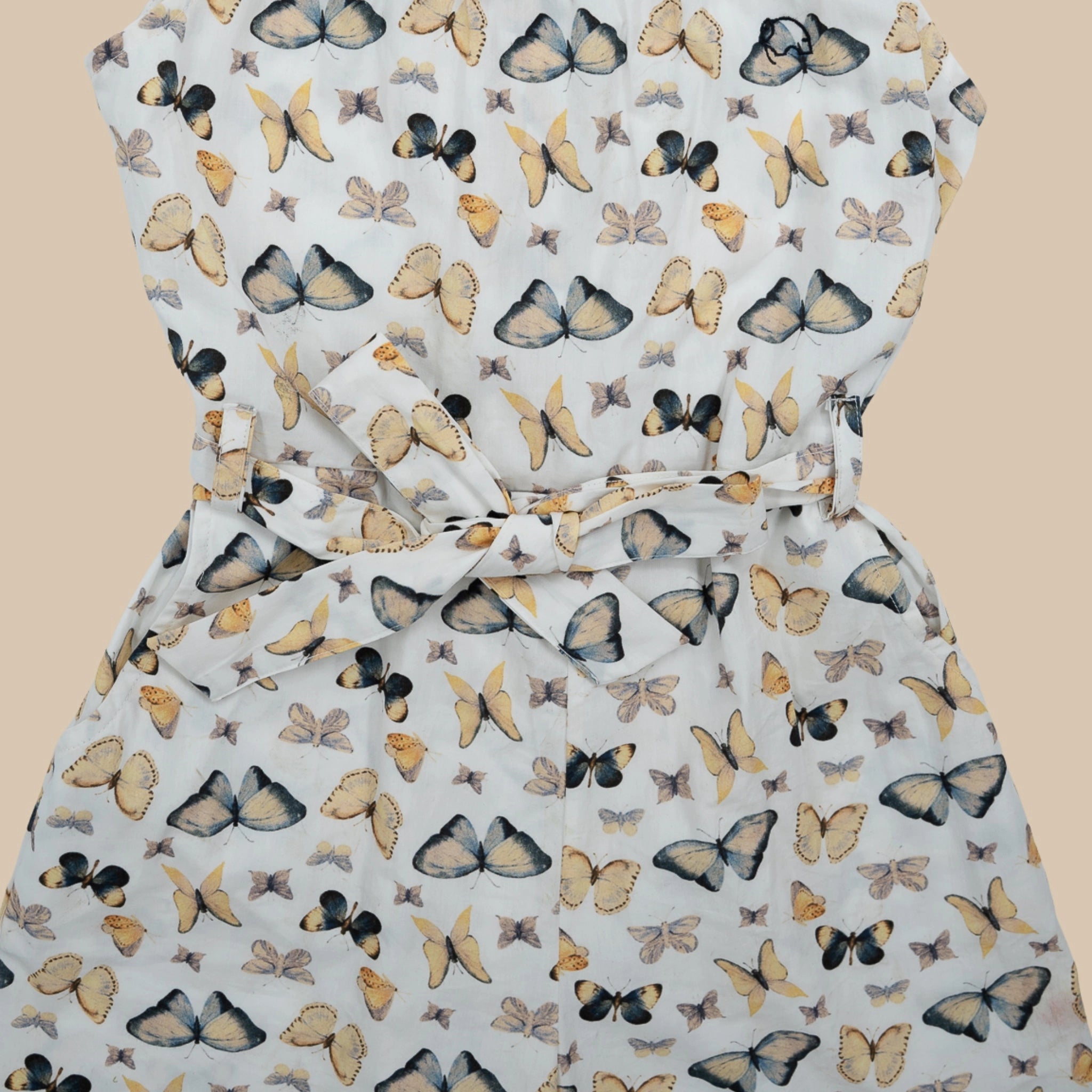 White Cotton Play Suit for Girls | Karee Sustainable Kidswear Kids Karee