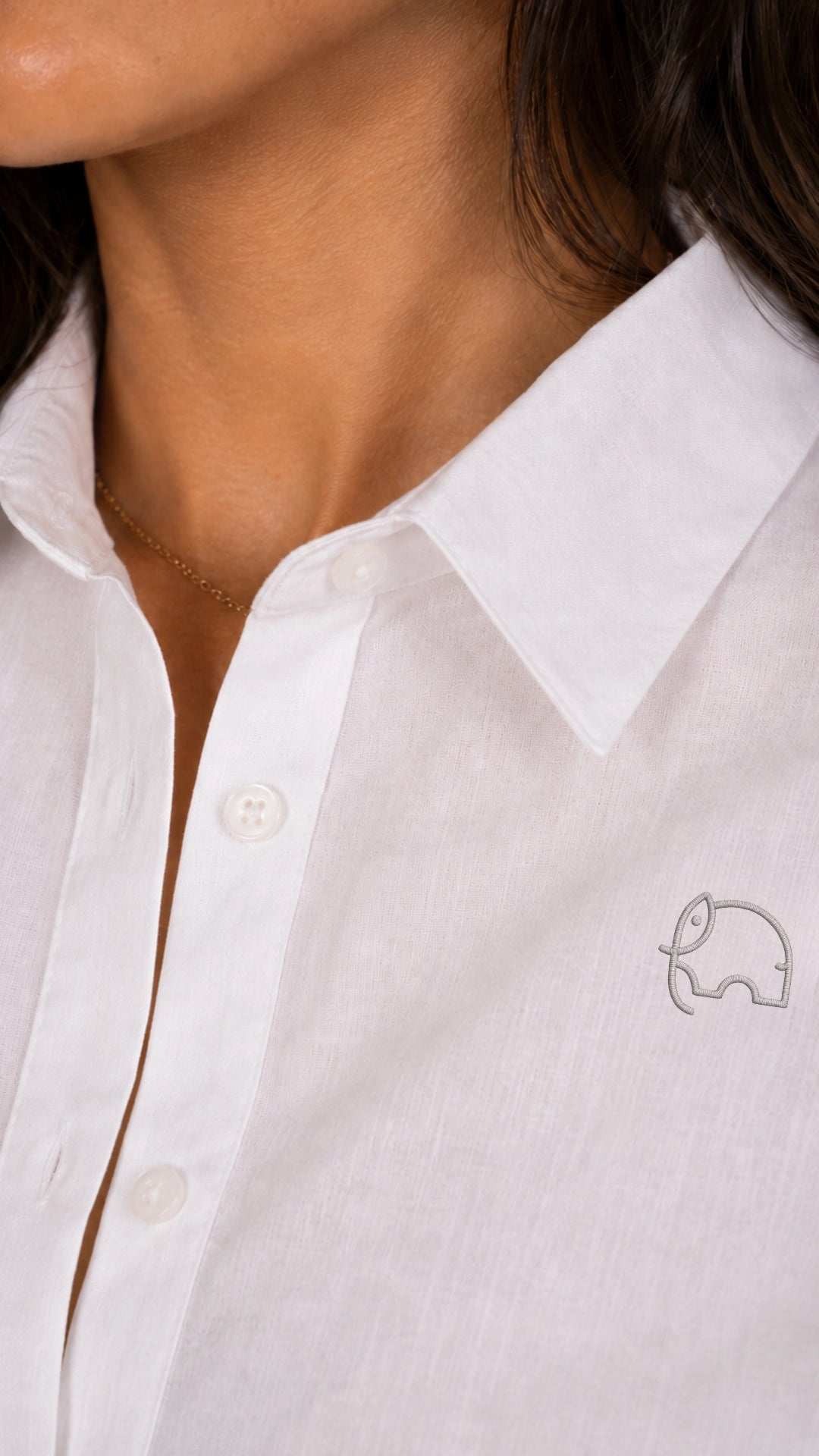 White Linen Cotton Shirt for Women — Office Wear India | Karee Women Karee